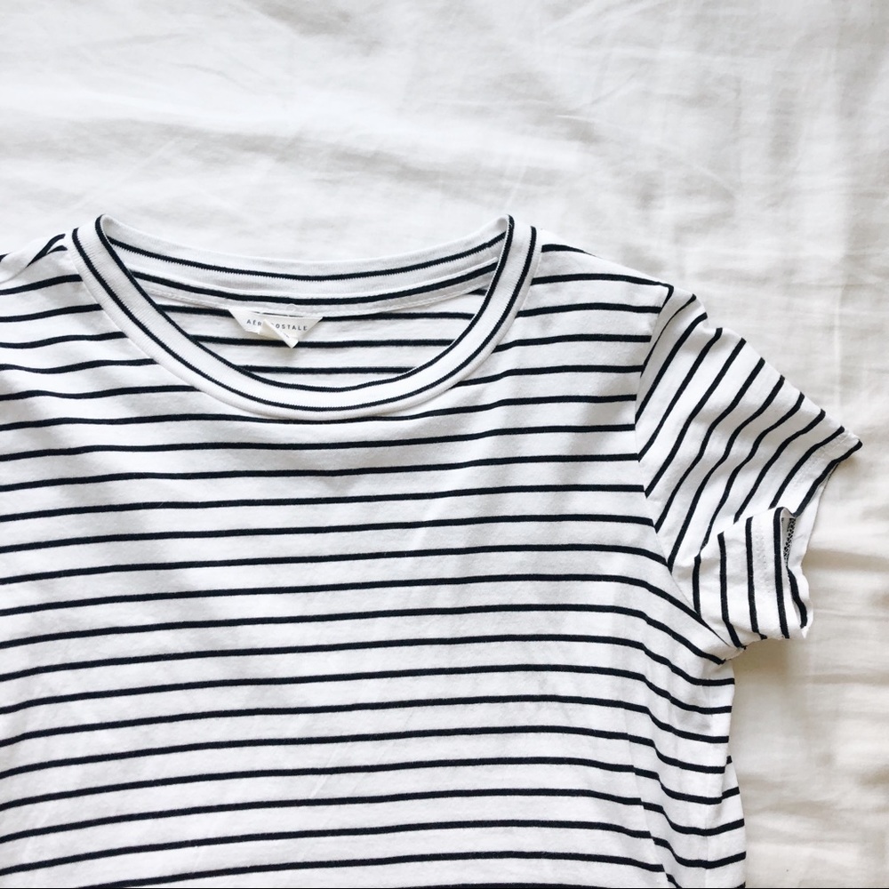striped t shirt side tie | aeropostale